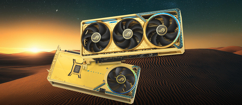 Видеокарта с настоящим золотом: Представлена GeForce RTX 5080 Astral Dhahab