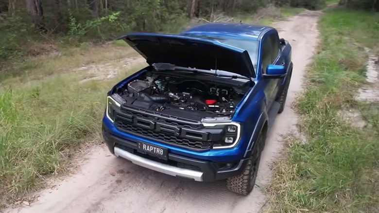 Представлен Ford Ranger Raptor с компрессорным V8 на 5,0 л вместо 3,0-литрового V6 EcoBoost