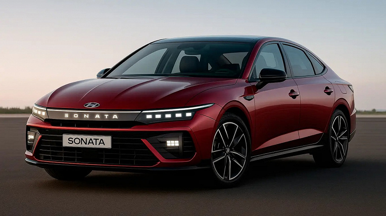 Рассекречена Hyundai Sonata 2026: ДВС будет жить и дальше (никаких электромобилей), пиксельная оптика, Pleos OS как на смартфонах